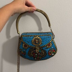 Handmade Indian metal purse